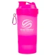 Шейкер 3-х камерний для спортивного харчування SMART SHAKER ORIGINAL FI-5053 (400+100+100мл, рожевий) - зображення 1