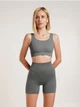 Велосипедки женские Giulia Shorts Rib Shape L-XL Серые (4823116923225) - изображение 3