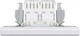 Розетка двойная компьютерная Schneider Electric Asfora RJ-45 кат. 6 UTP внутренняя Белая (EPH4800121) - изображение 4