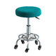 Круглий чохол на стілець Diana Textile Round Chair Ø 28-40 см, Бірюзовий - зображення 1