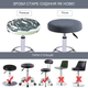Круглий чохол на стілець Diana Textile Round Chair Ø 28-40 см, Бірюзовий - зображення 4