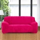 Защитный чехол на трехместный диван Diana Textile Plush Velvet, 190x230 см, Ярко-розовый - изображение 2