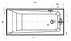 Ванна акриловая CERSANIT LORENA S301-074 150x70 + ножки PW01/S906-001 - изображение 8