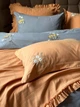 Постельное белье Saheser. Fiorella orange хлопок с вышивкой-Евро - изображение 5