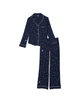 Піжама Victoria's Secret Modal Long Pajama Set Tranquil Blue Moon & Stars розмір XS - зображення 5