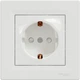 Розетка с заземлением с защитой Schneider Electric Asfora Белая (EPH2900221) - изображение 8