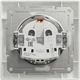 Розетка Schneider Electric Asfora с заземлением Белая с рамкой (EPH2900121) - изображение 3