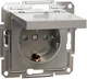 Розетка Schneider Electric Asfora с заземлением и крышкой Бронзовая (EPH3100169) - изображение 1
