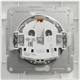 Розетка Schneider Electric Asfora с заземлением и крышкой Белая с рамкой (EPH3100121) - изображение 7