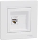 Компьютерная розетка Schneider Electric Asfora RJ45 5 категория UTP Белая с рамкой (EPH4300121) - изображение 1