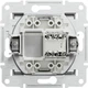 Компьютерная розетка Schneider Electric Asfora RJ45 5 категория UTP Серебристая (EPH4300161) - изображение 2