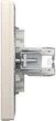 Розетка двойная компьютерная Schneider Electric Asfora RJ45 5 категория UTP Кремовая (EPH4400123) - изображение 2