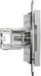 Компьютерная розетка Schneider Electric Asfora RJ45 5 категория UTP Серебристая (EPH4300161) - изображение 4