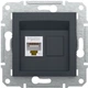 Компьютерная розетка Schneider Electric Asfora RJ45 5 категория UTP Антрацит (EPH4300171) - изображение 6