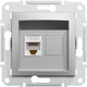 Компьютерная розетка Schneider Electric Asfora RJ45 5 категория UTP Серебристая (EPH4300161) - изображение 8