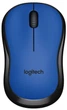 Mysz Logitech M220 Silent Wireless Czarna/Niebieska (910-004879) - obraz 1