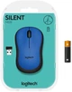 Mysz Logitech M220 Silent Wireless Czarna/Niebieska (910-004879) - obraz 5