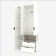 Шкаф Metkas Home A002R 1000x420x2300 ЛДСП Белый Снег-Кашемир (MA002R-BK) - изображение 2