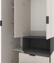Шкаф Metkas Home A002R 1000x420x2300 ЛДСП Кашемир-Антрацит (MA002R-KA) - изображение 3