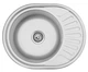 Кухонная мойка KRONER (KRP) Satin-5745 D0.8T180 - изображение 1