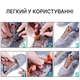 Эластичные шнурки для обуви с круглым пружинным пластиковым фиксатором Black - изображение 3