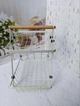 Корзина для фруктов Pin Family металлическая 2-ярусная 30,4х21,5х30,5 см Белая - изображение 3