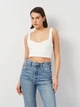 Футболка жіноча Zara 1165/962 L Біла (01165096250049) - зображення 1