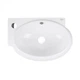 Раковина Qtap Leo ліва 430x290x140 White QT11115011LW Біла - зображення 6