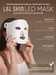 Світлодіодна LED маска для обличчя LandL SKIN Лед маска для фототерапії ліфтингу омолодження та відновлення проблемної шкіри 7 кольорів - зображення 2