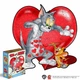 Фігурний дерев'яний пазл Woods Story Tom & Jerry™ Закоханий XL - зображення 1