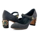 Женские туфли Dolce&Gabbana Mary Jane из замшевой кожи 36 (23.1 cm) серые CD0461AD79189710 - изображение 3