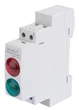 Модульная сигнальная арматура AC 230V красный-зеленый [p059007] E.NEXT e.i.din.220.red.green - изображение 1