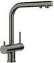 Кухонний змішувач Blanco Fontas II Satin Dark Steel 527736 - зображення 1