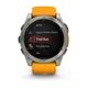 Смарт-годинник Garmin Fenix 8 51mm AMOLED Sapphire Graphite DLC Titanium with Spark Orange Silicone (010-02905-53) - изображение 6