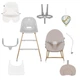 Стульчик для кормления Lionelo DALIA SET GREY STONE - изображение 5