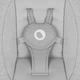 Крісло-гойдалка Lionelo IRIS GREY CONCRETE - зображення 7
