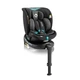 Дитяче автокрісло Lionelo NAVY I-SIZE BLACK TURQUOISE - зображення 4