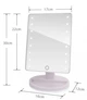 Настольное зеркало для макияжа Large Led Mirror с LED подсветкой, белый - изображение 5