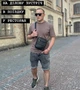 Сумка планшет через плечо 17х21х5 / барсетка для мужчины, черная - изображение 10