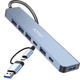 USB Type-C хаб / концентратор Addap MH15D | Розгалужувач 7в1: USB 3.0 + USB 2.0 + SD + MicroSD + Type-C + PD - зображення 1