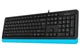 Клавіатура A4Tech FK10 Ukr Blue - изображение 2