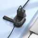 Сетевой удлинитель Hoco NS7 Sharp 1 position (PD20W/1C2A) Desktop Socket Black - изображение 7