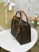 Сумка жіноча Michael Kors Kris Medium Logo Satchel Bag коричнева (38F1G2KS6B) - зображення 3