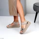 Кожаные женские босоножки Garti 40р(26см) бежевые кожаные (21364-40) - изображение 2