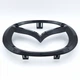 Эмблема логотип Mazda (ABS, чёрный, глянец) 140*112 мм - изображение 3