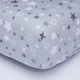 Простынь на резинке Moon&Star Silver Stars Бязь Gold Люкс 90х190х20 см (MS-850000883) - изображение 1