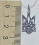 Серебряный кулон "Тризуб с мечами" 925° пробы с чернением Серебряный Герб Украины Shiny 105 - изображение 3