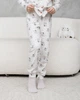 Дитяча піжама для дівчинки бавовна Интерлок кошеня Nicoletta Family look 95230в 12-13год 152-158см білий - зображення 3