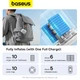 Портативний насос для матраців Baseus PocketGo Portable Air Pump Stellar White (C11157700221-00) - изображение 7