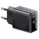 Мережевий зарядний пристрій ACEFAST A102 PD30W GaN single USB-C charger (EU) Black (6974316283287) - зображення 3